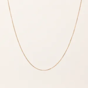 100 Ways Jewelry 100 Ways' 10K Adjustable Yellow Gold Chain | 1.3mm | 16" - 18"
