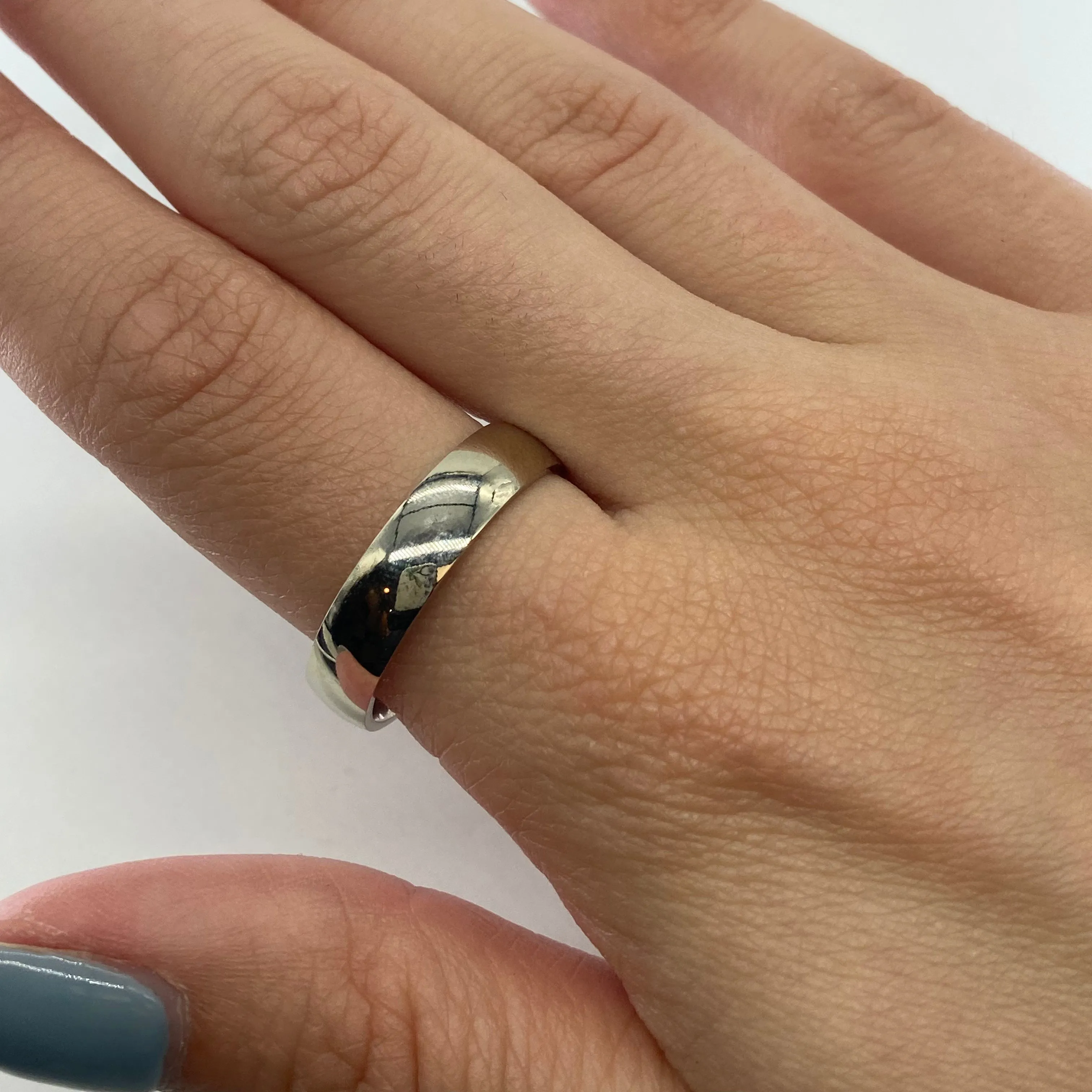 100 Ways Jewelry '100 Ways' 14k Classic White Gold Band |