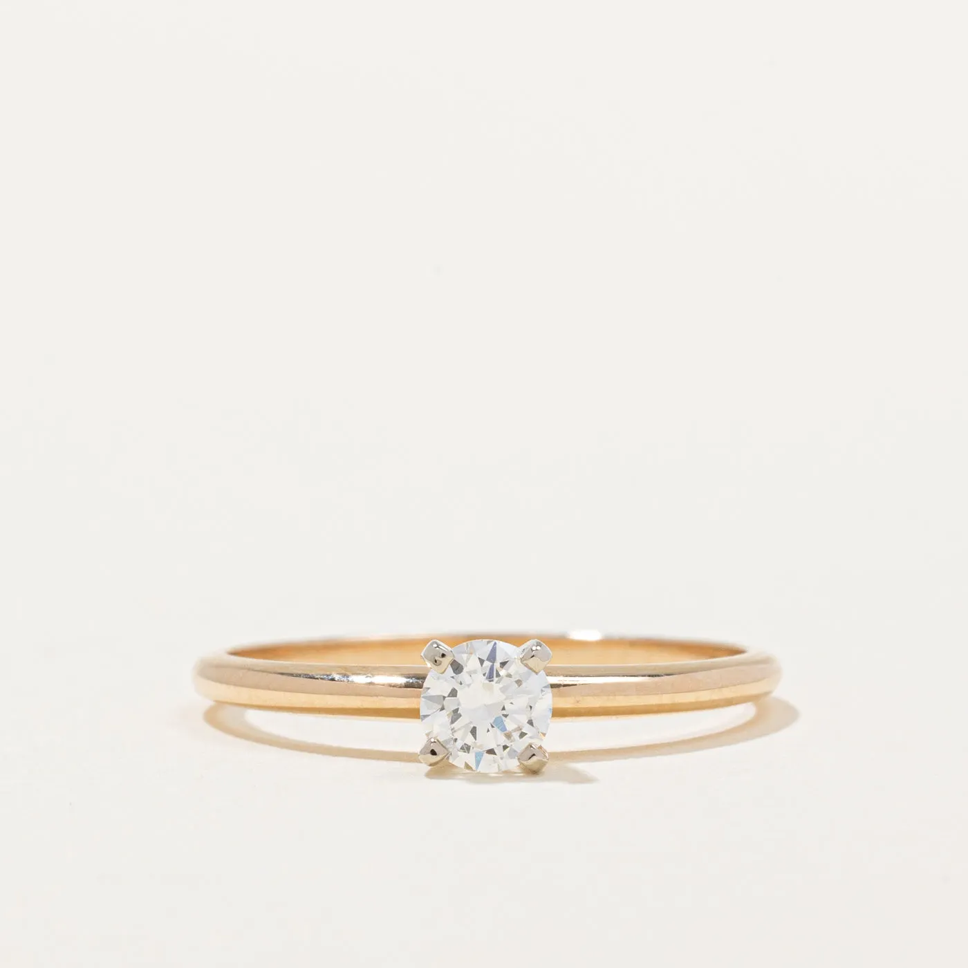 100 Ways Jewelry 100 Ways' 14k Diamond Engagement Ring | 0.27ct VS1 H | SZ 6.5 |