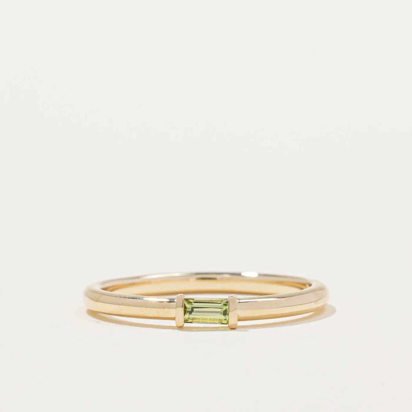 100 Ways Jewelry 100 Ways' 14k Peridot Ring | 0.12ct | SZ 6.75 |