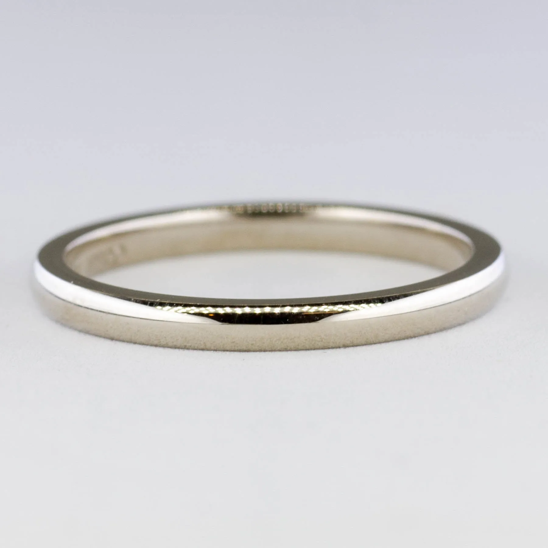 100 Ways Jewelry '100 Ways' 14k White Gold Dainty Band | 2mm