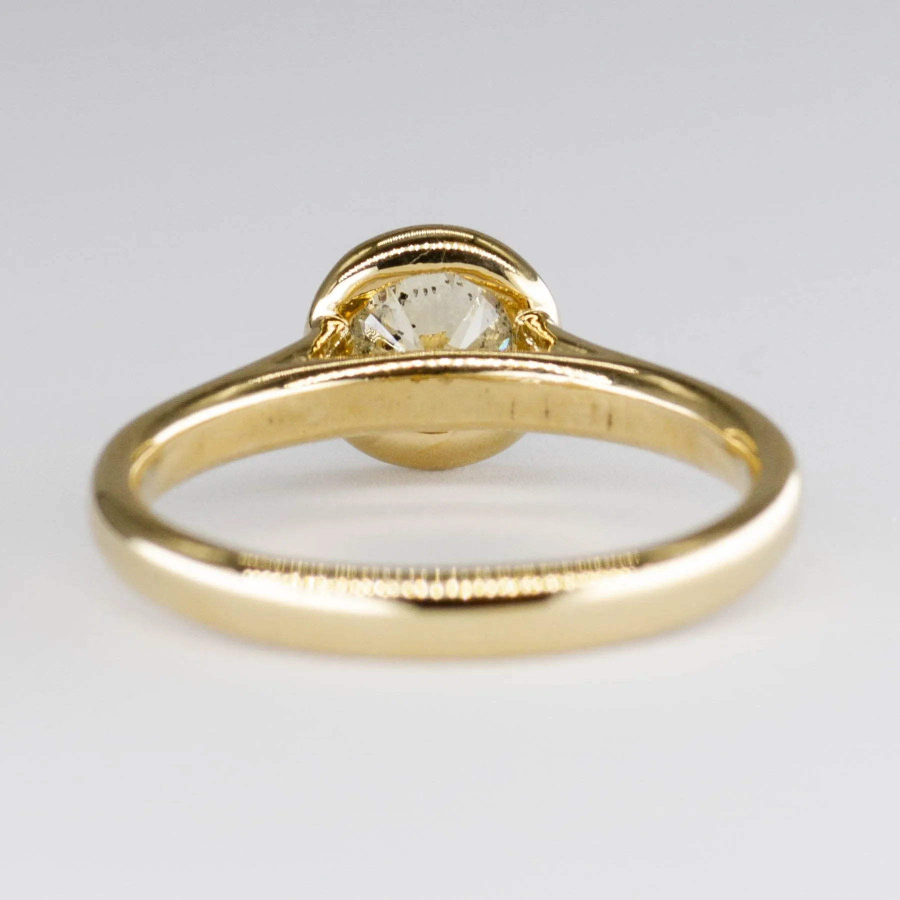 100 Ways Jewelry '100 Ways' 14k Yellow Gold Bezel Set Solitaire Ring | 1.01ct | SZ 6.75