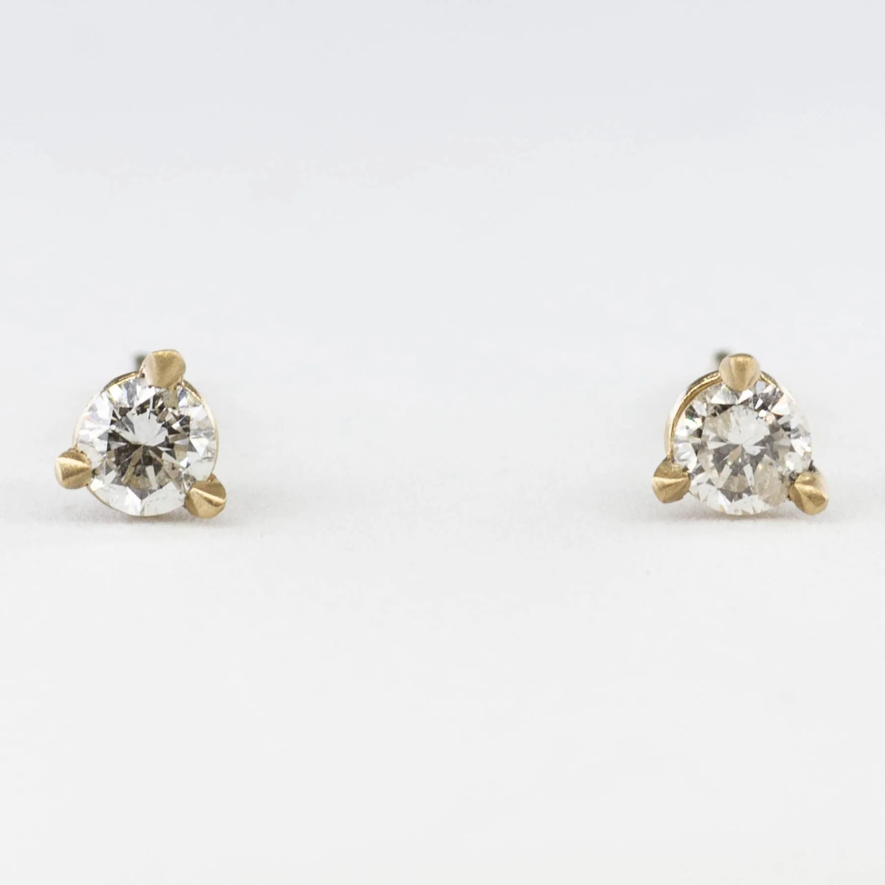100 Ways Jewelry '100 Ways' 14k Yellow Gold Diamond Martini Studs | 1/4 ctw |