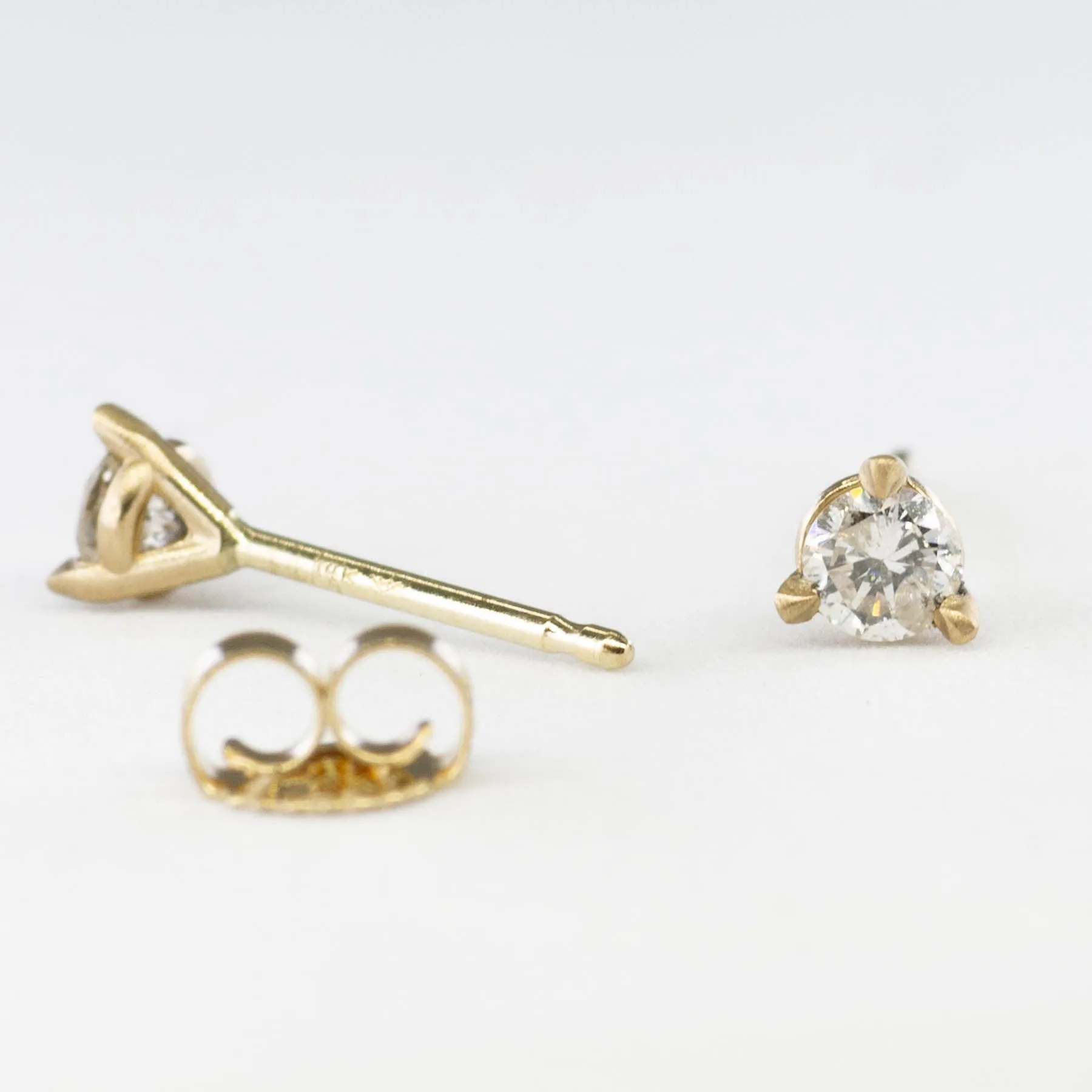 100 Ways Jewelry '100 Ways' 14k Yellow Gold Diamond Martini Studs | 1/4 ctw |