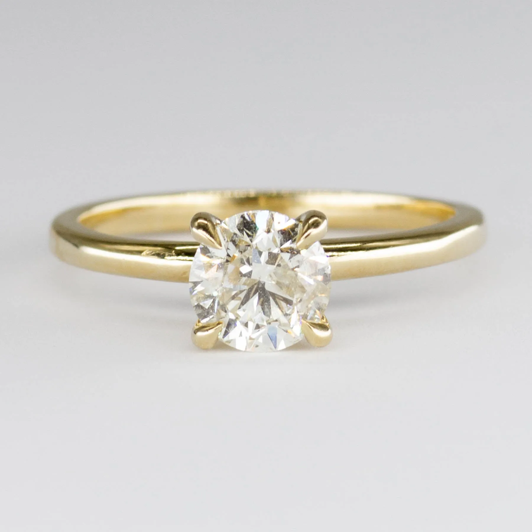 100 Ways Jewelry 100 Ways' 14k Yellow Gold Diamond Solitaire Ring | 1.08ct | SZ 6.75