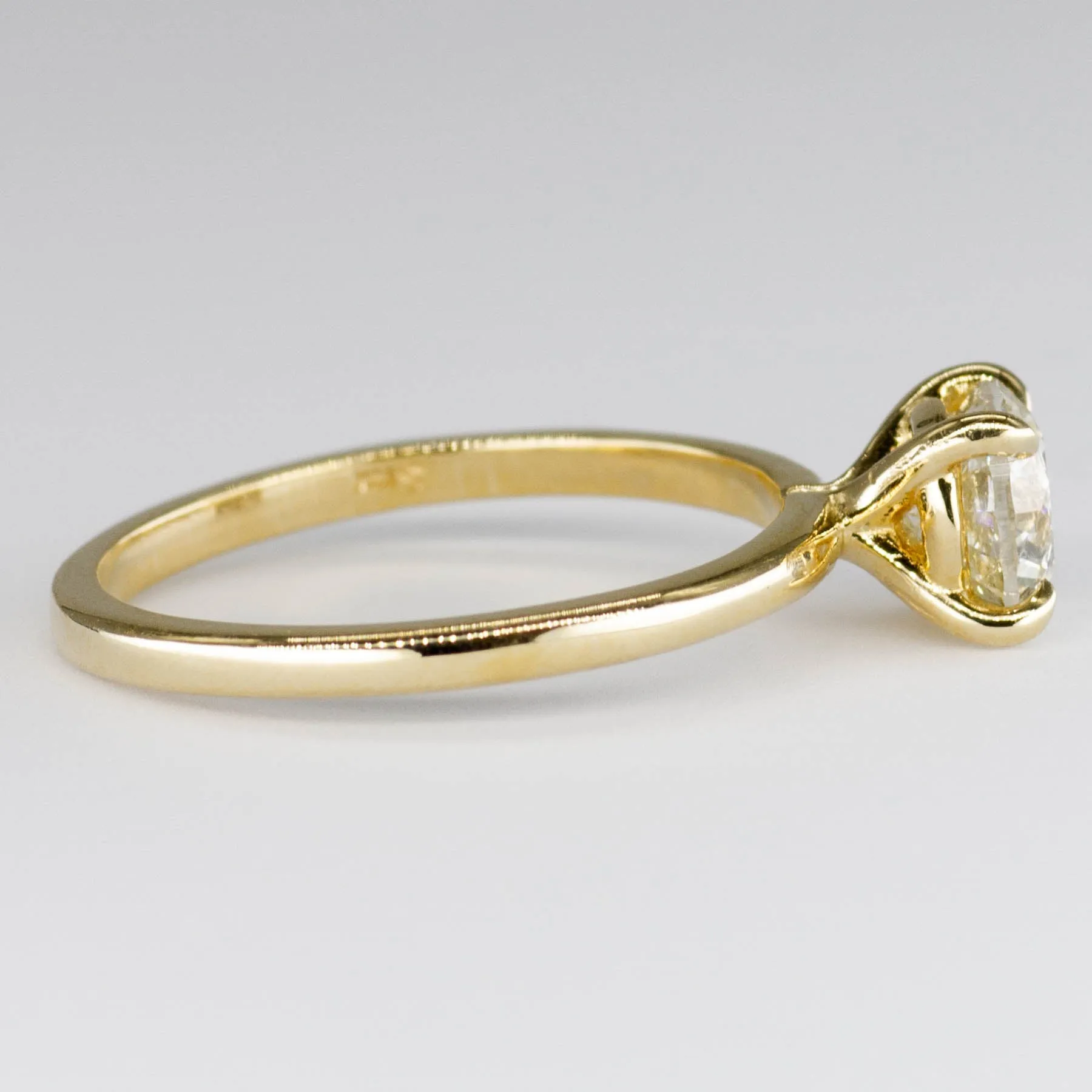 100 Ways Jewelry 100 Ways' 14k Yellow Gold Diamond Solitaire Ring | 1.08ct | SZ 6.75