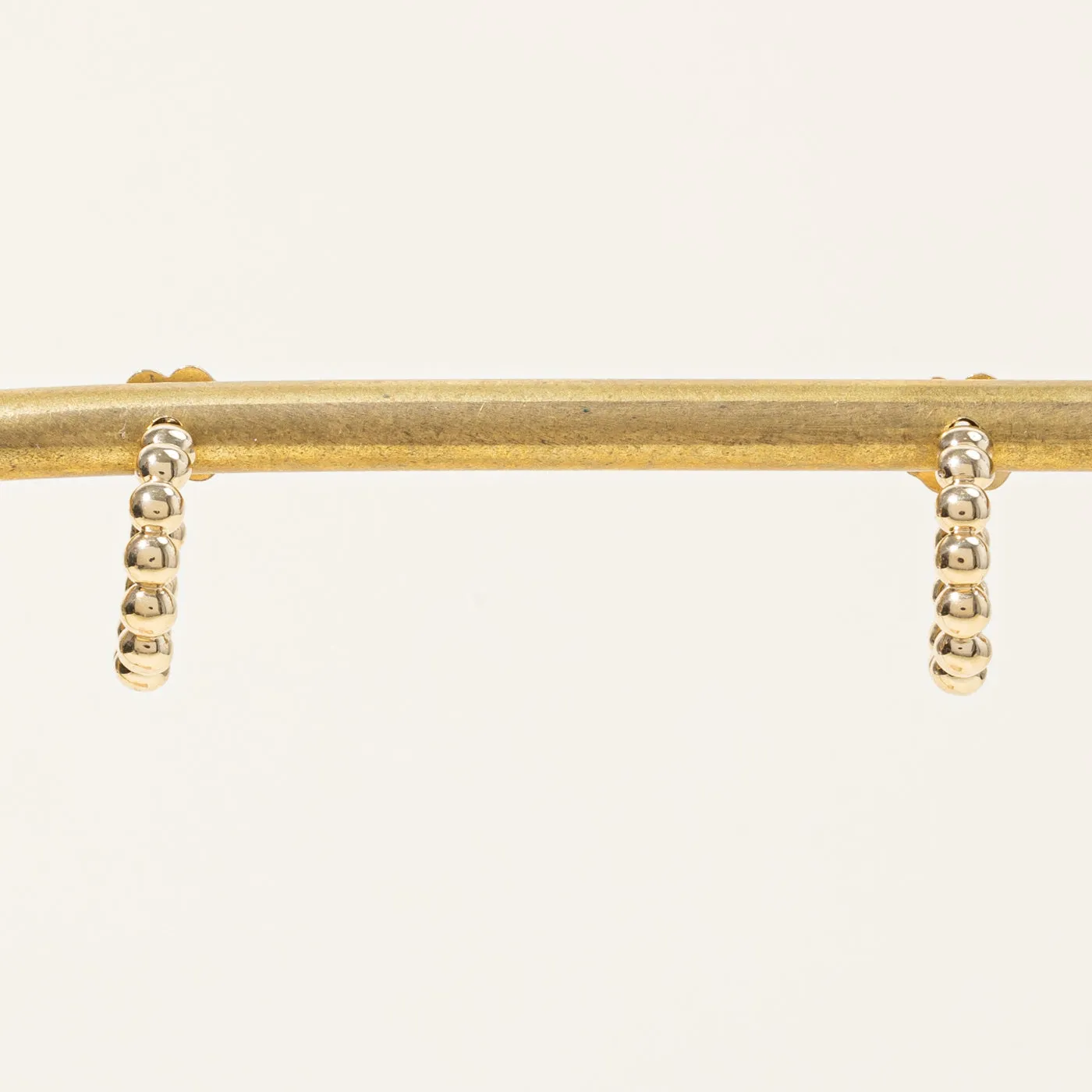 100 Ways Jewelry 100 Ways' 14k Yellow Gold Hoop Earrings