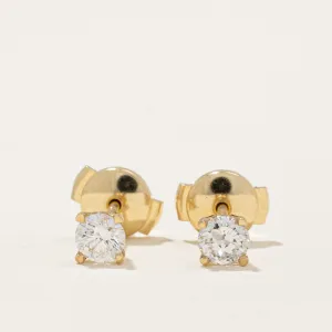 100 Ways Jewelry 100 Ways' 18k Diamond Stud Earrings With Guardian Backs and Eagle Claws | 0.51ctw |