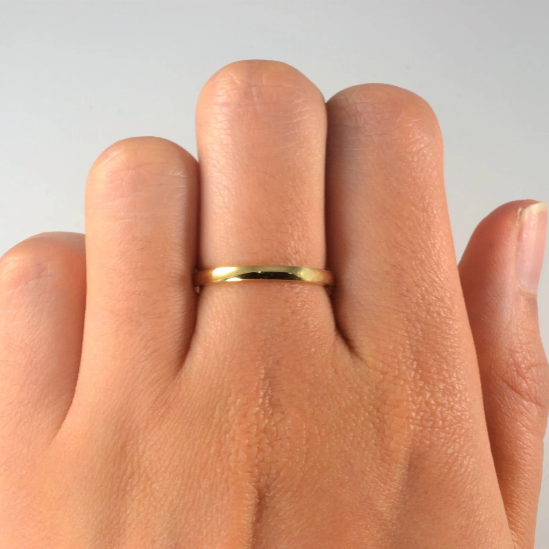 100 Ways Jewelry '100 Ways' 18K Yellow Gold Band | 2mm