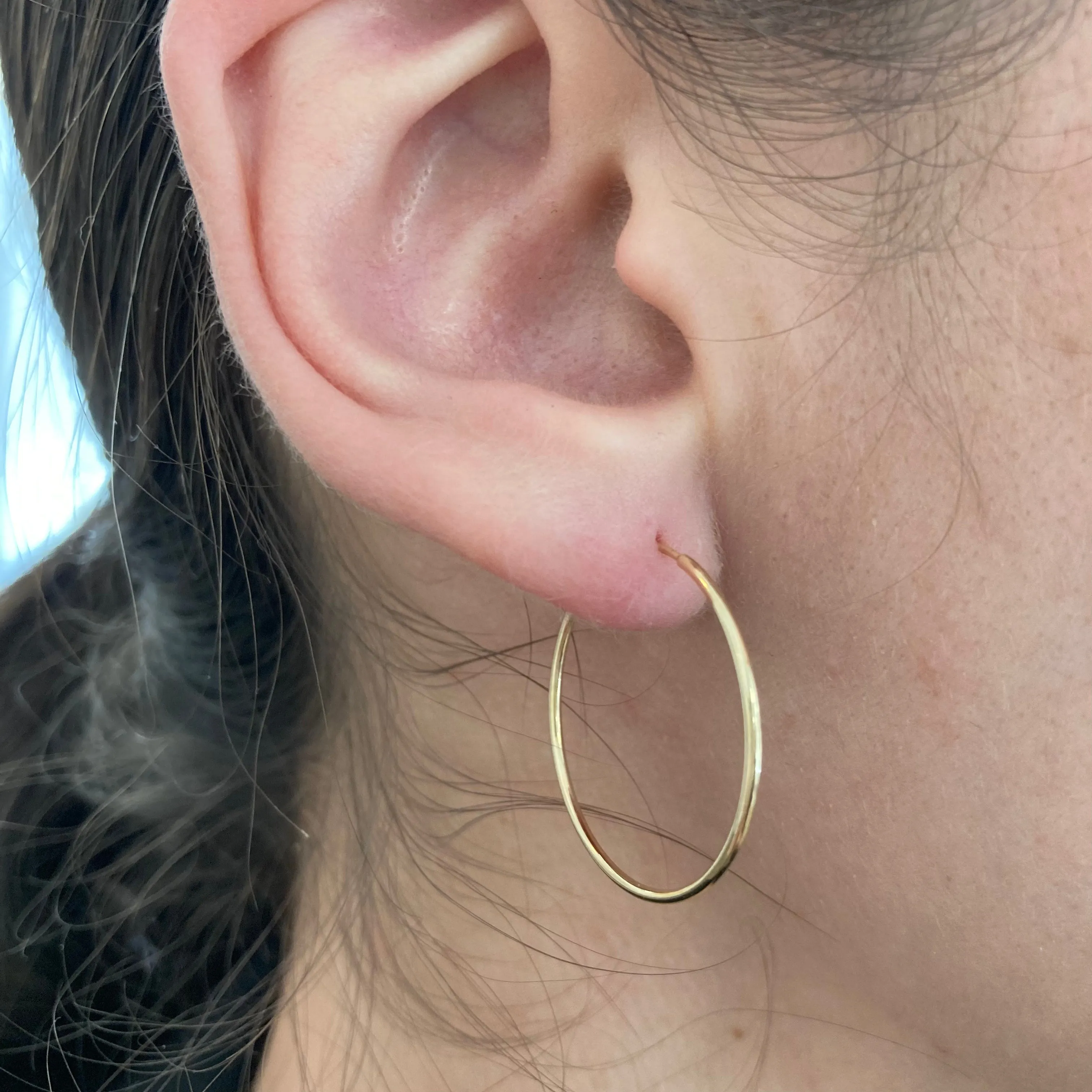100 Ways Jewelry '100 Ways' 24mm Sleeper Hoops |