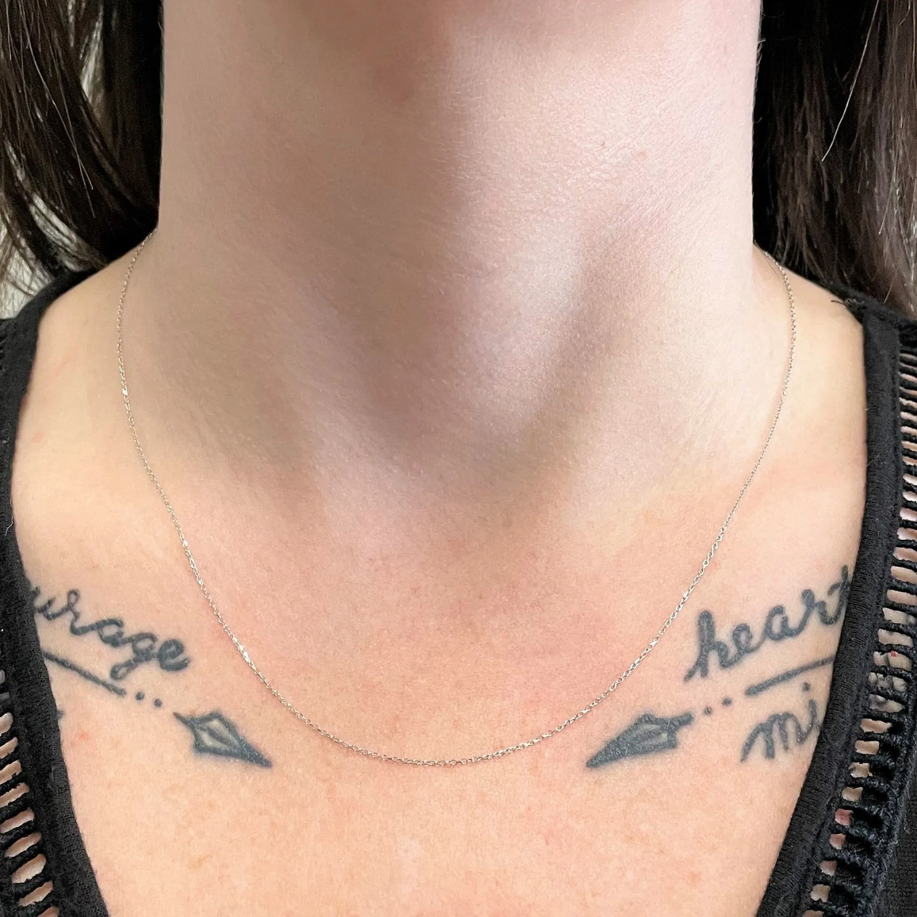 100 Ways Jewelry '100 Ways' Adjustable White Gold Chain |