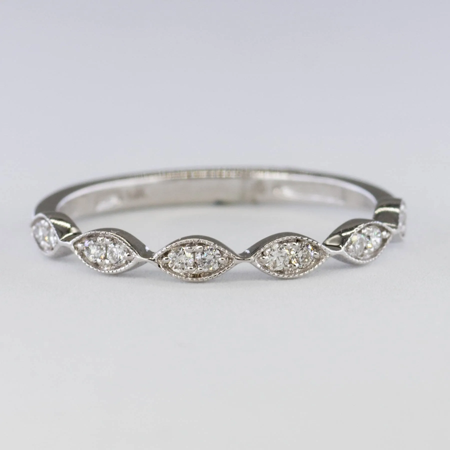 100 Ways Jewelry '100 Ways' Art Deco Inspired Wedding Bands | Options Available | 0.15ctw |