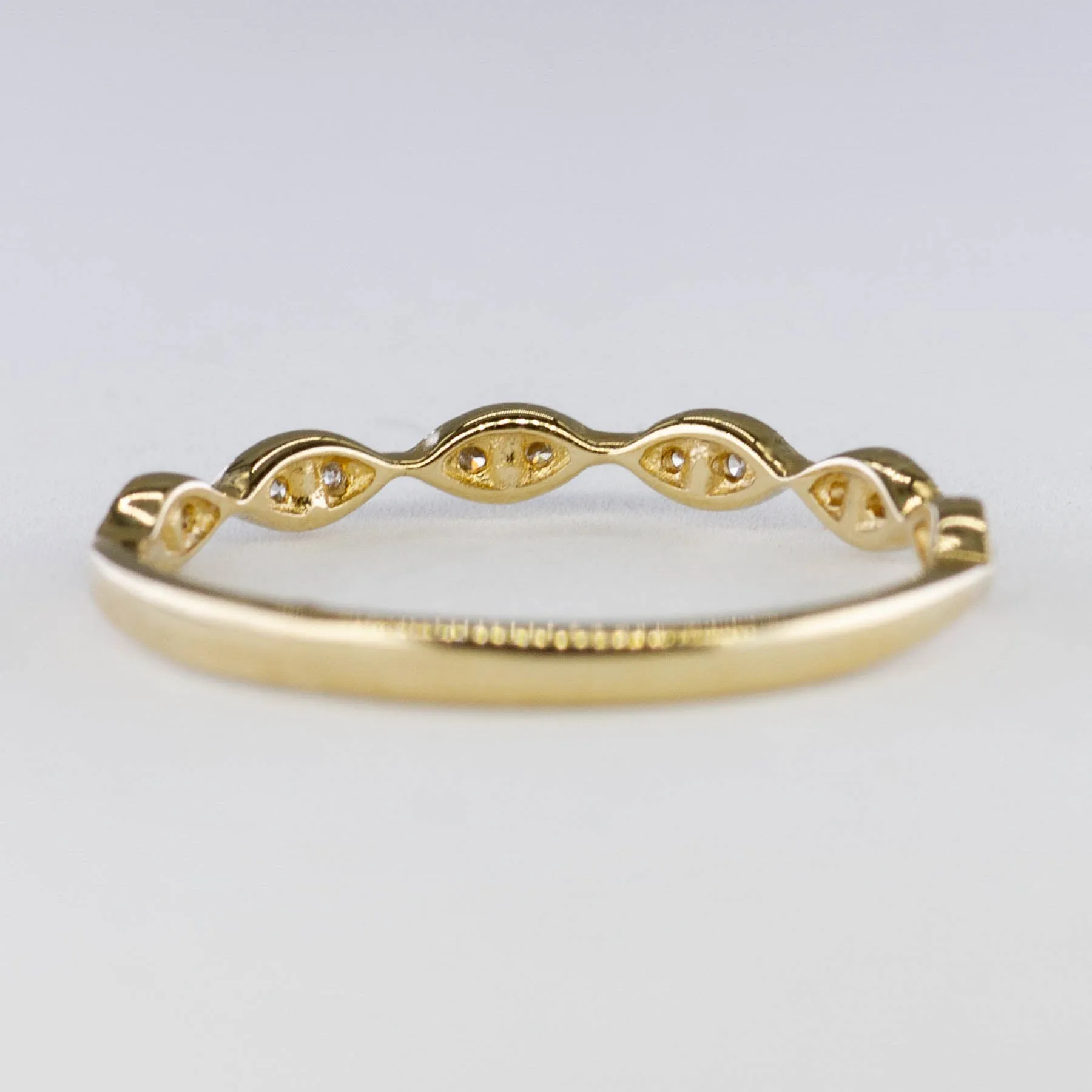 100 Ways Jewelry '100 Ways' Art Deco Inspired Wedding Bands | Options Available | 0.15ctw |