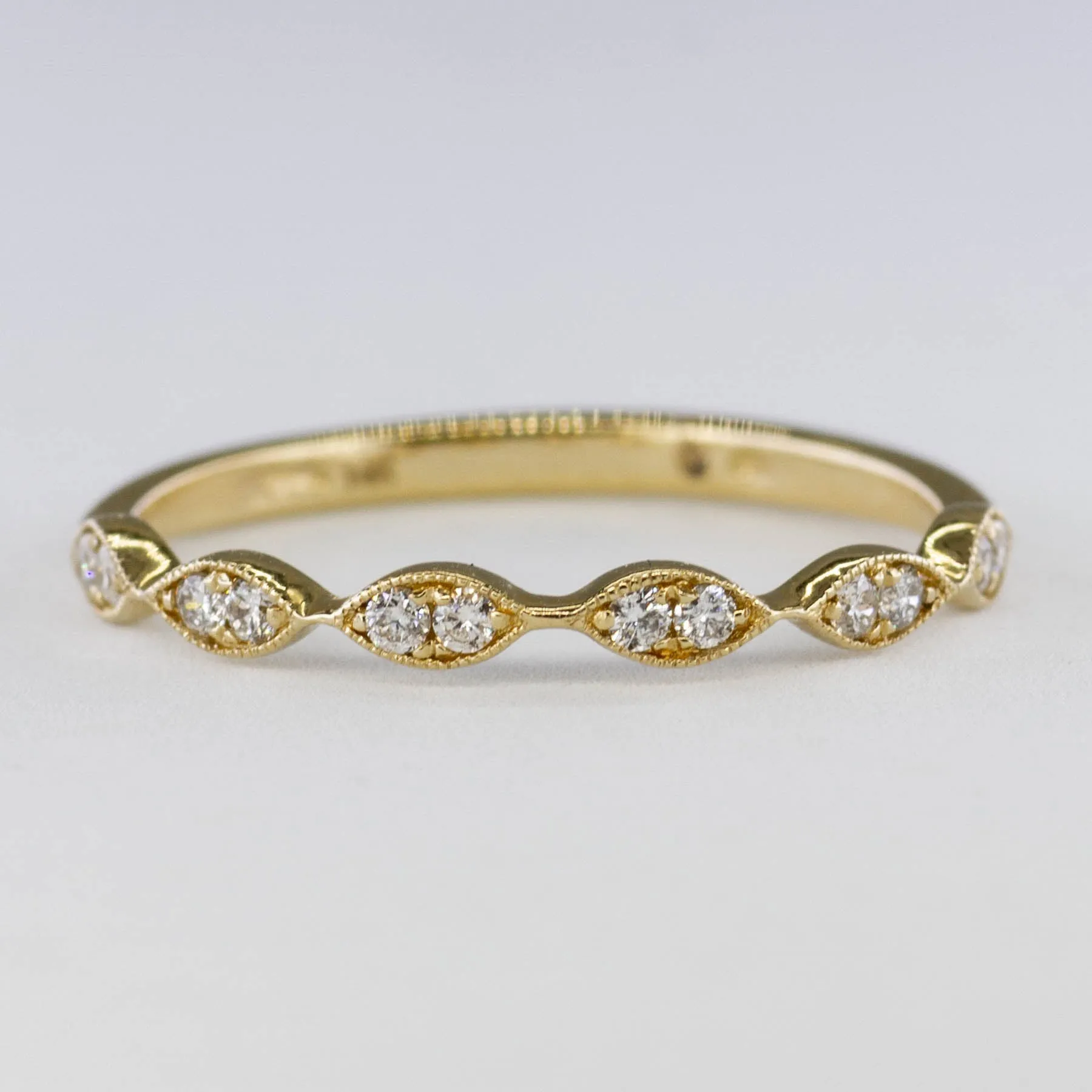 100 Ways Jewelry '100 Ways' Art Deco Inspired Wedding Bands | Options Available | 0.15ctw |
