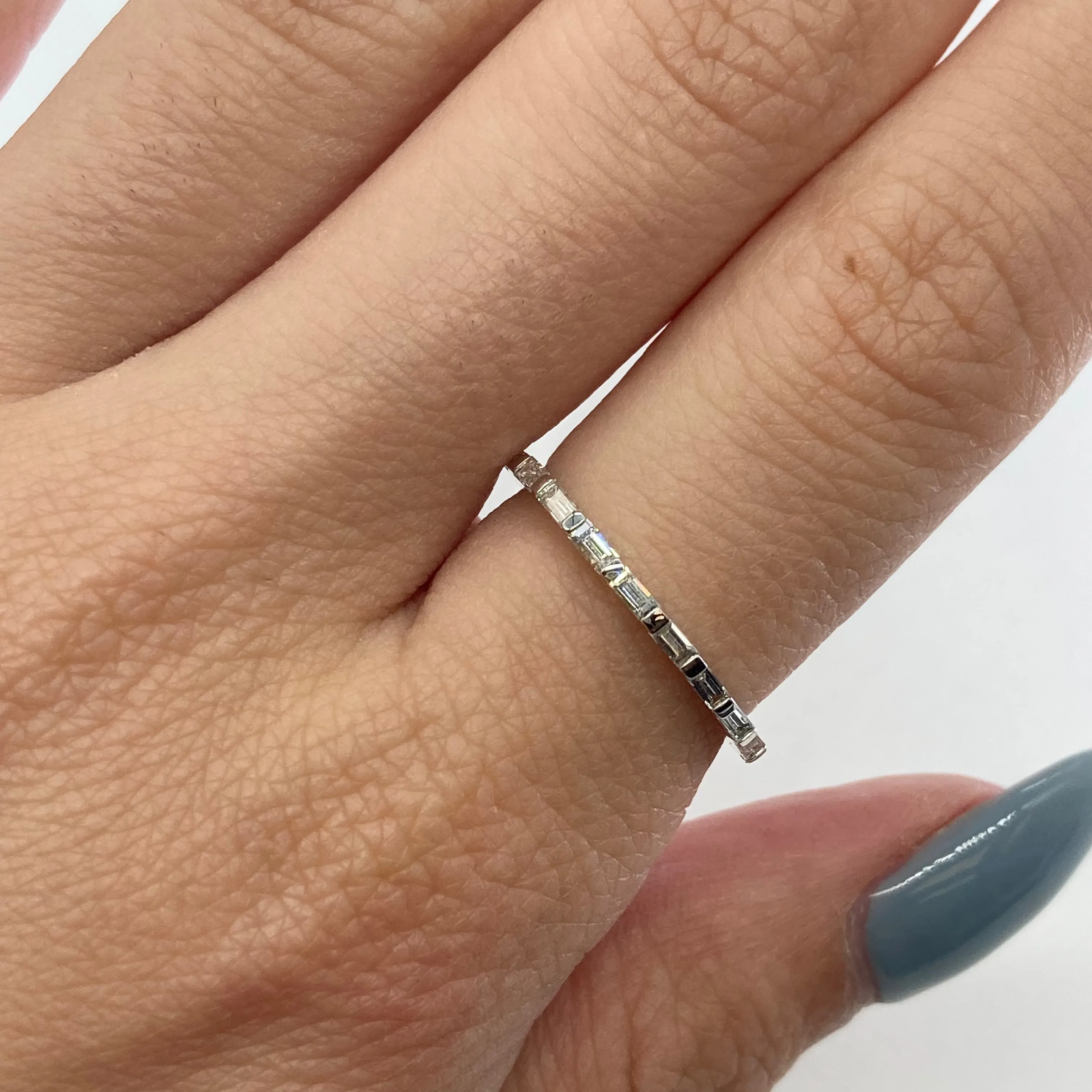 100 Ways Jewelry '100 Ways' Baguette Diamond Band | Options Available | 0.30ctw |