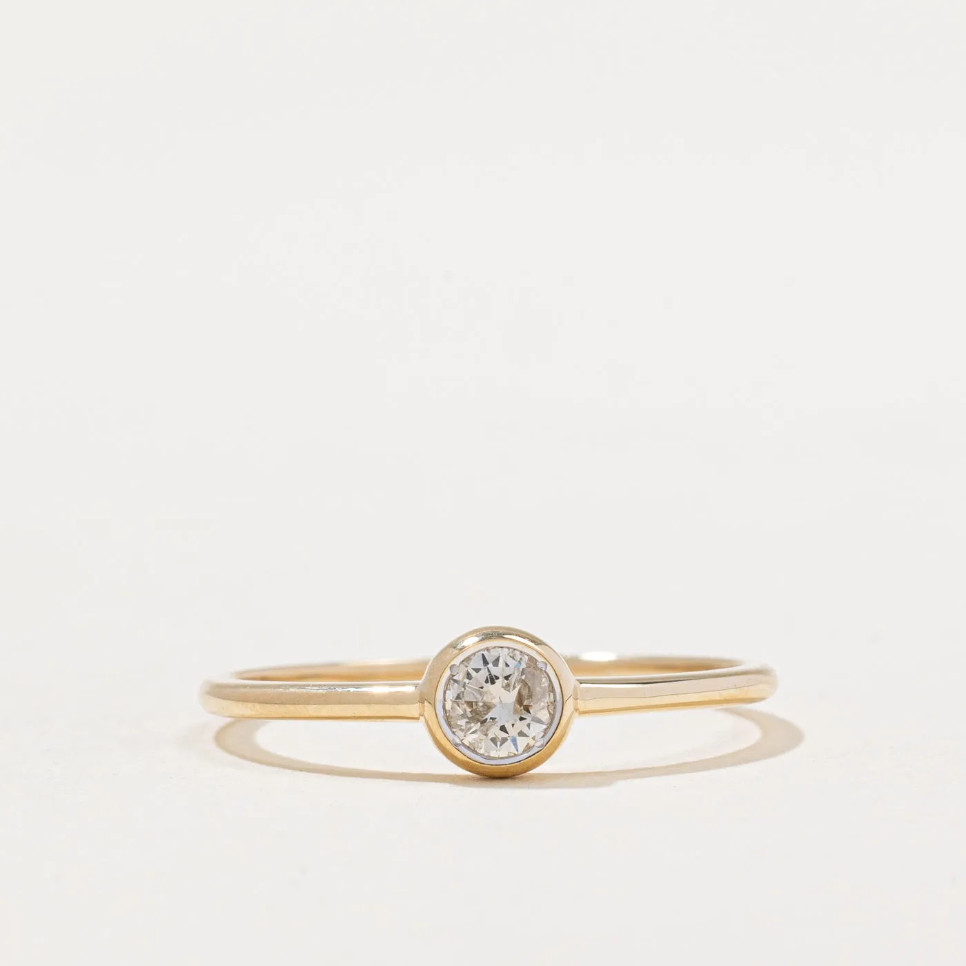 100 Ways Jewelry '100 Ways' Bezel Set Diamond Ring | 0.15ct | SZ 6.75 |