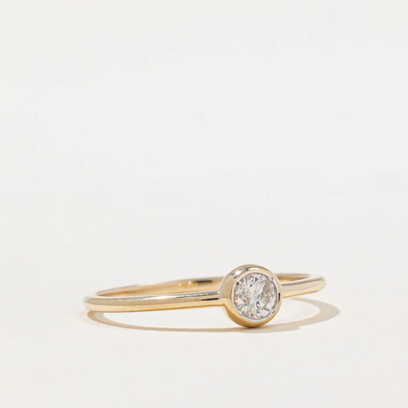 100 Ways Jewelry '100 Ways' Bezel Set Diamond Ring | 0.15ct | SZ 6.75 |