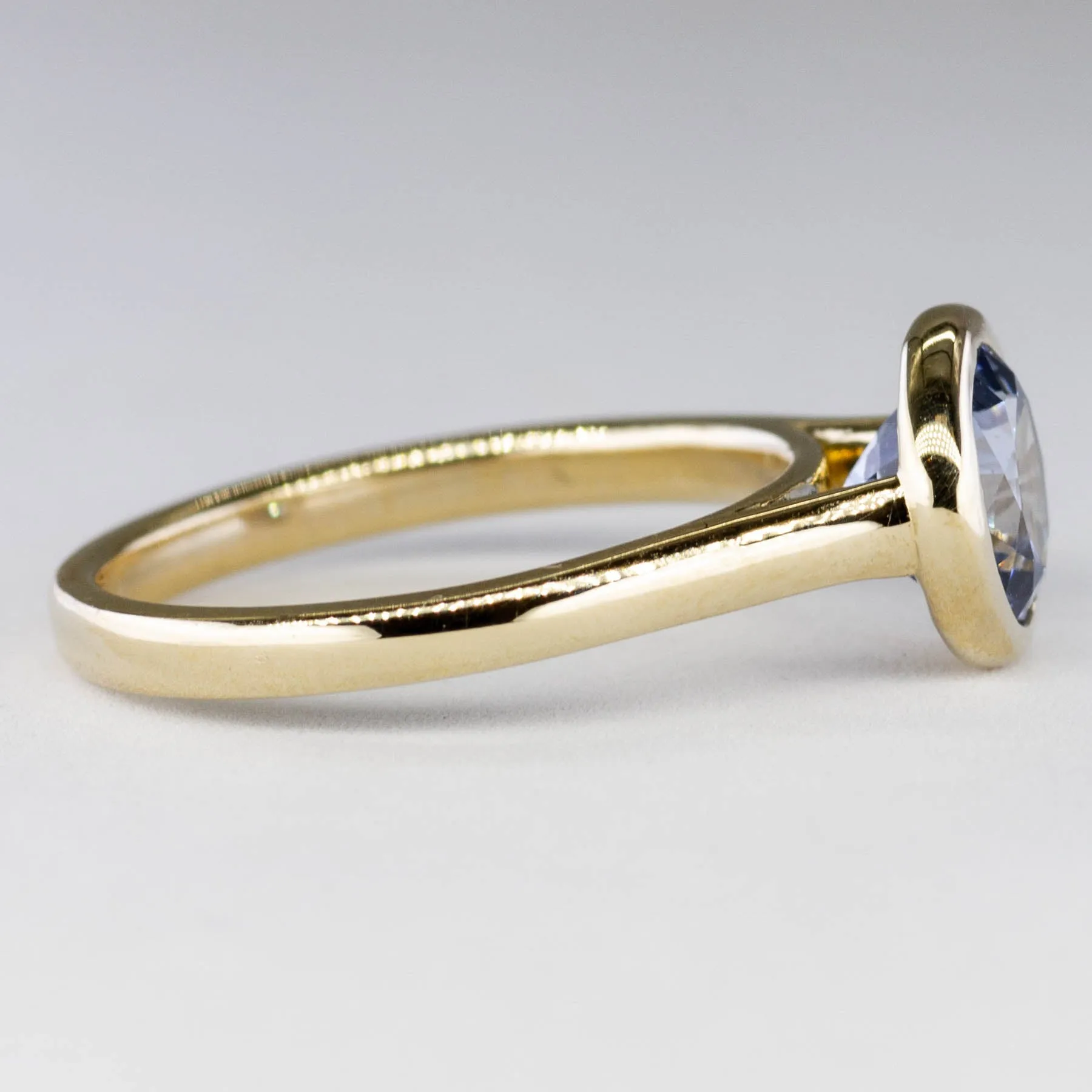 100 Ways Jewelry '100 Ways' Bezel Set Sapphire Ring | 1.93ct | SZ 6.75 |