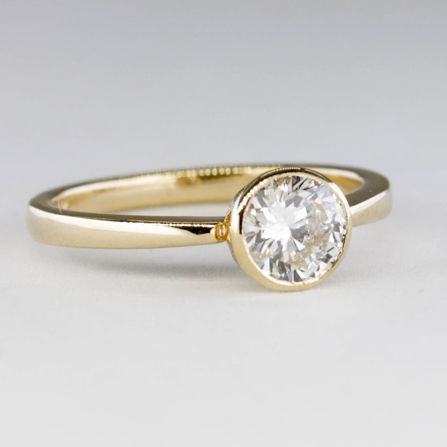 100 Ways Jewelry '100 Ways' Canadian Diamond Bezel Set Solitaire | 1.01ct I1 I | SZ 7.25 |