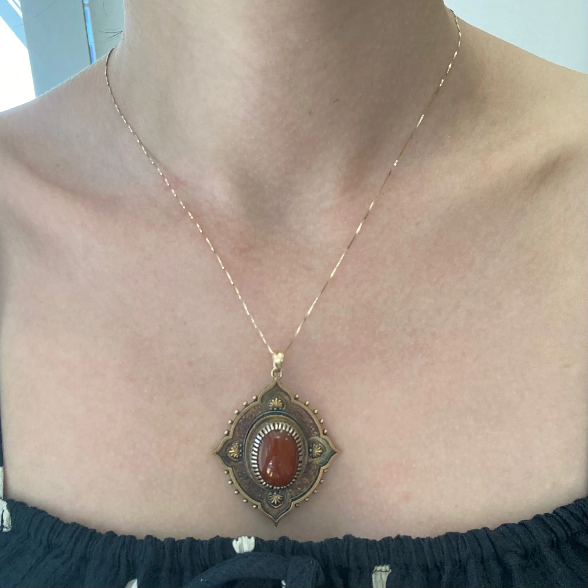 100 Ways Jewelry '100 Ways' Carnelian Cabochon Pendant | 11.25ct |