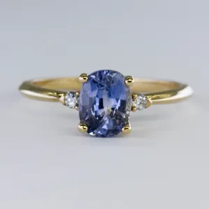 100 Ways Jewelry '100 Ways' Diamond Accented Ceylon Sapphire Ring  | 1.89 ctw | SZ 6.75 |