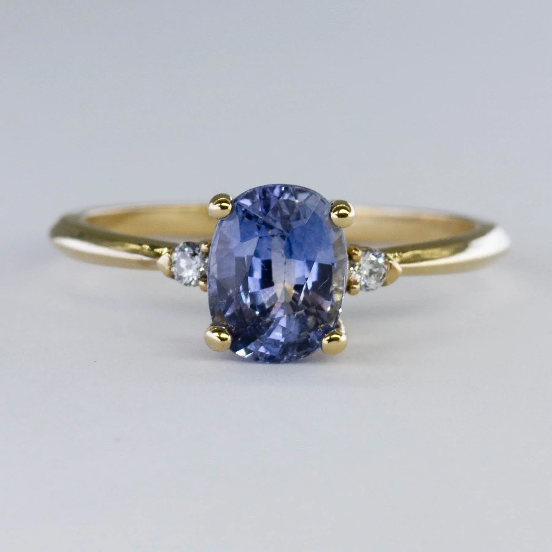 100 Ways Jewelry '100 Ways' Diamond Accented Ceylon Sapphire Ring  | 1.89 ctw | SZ 6.75 |