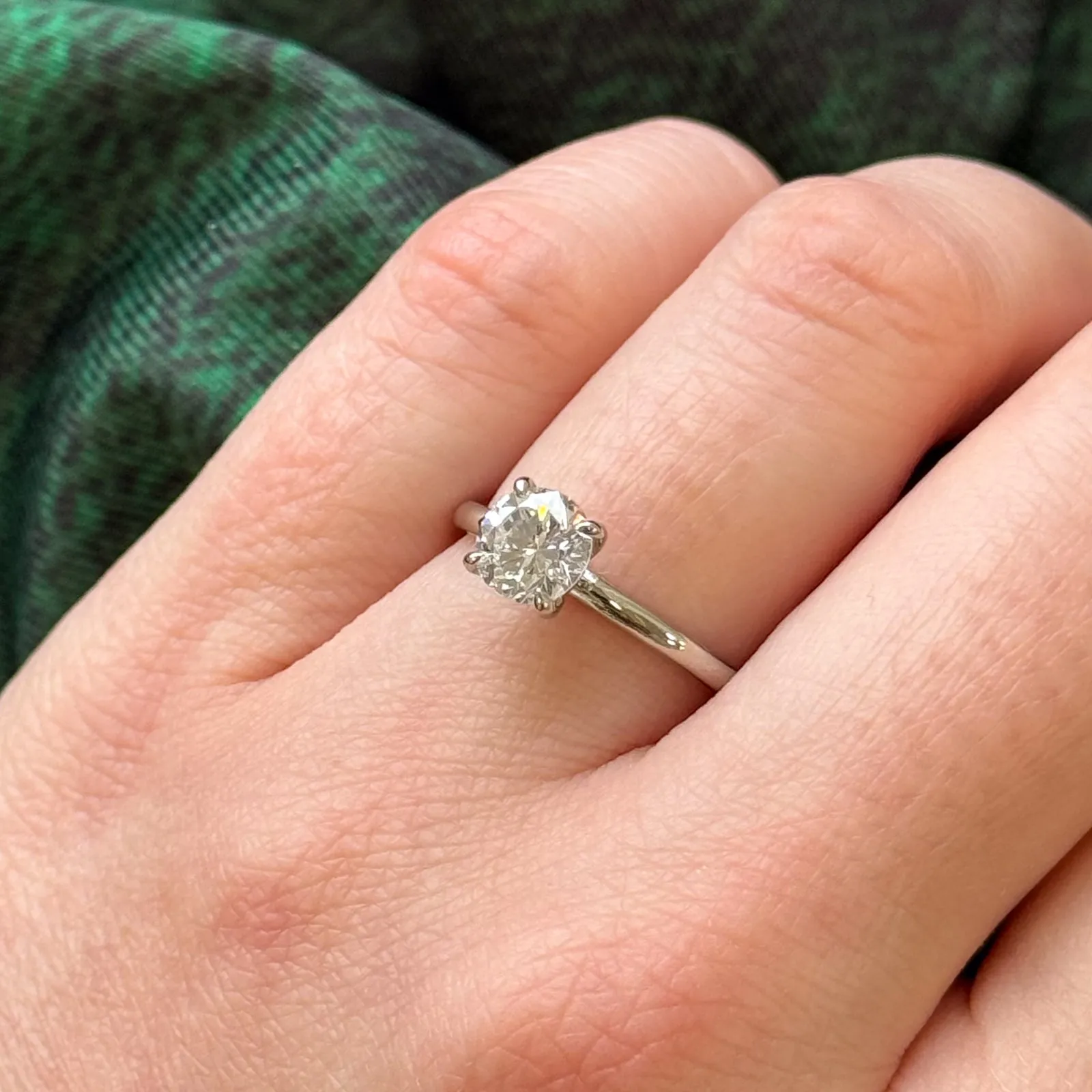 100 Ways Jewelry '100 Ways' Diamond High Set Engagement Ring | 0.99ct | SZ 6.75 |