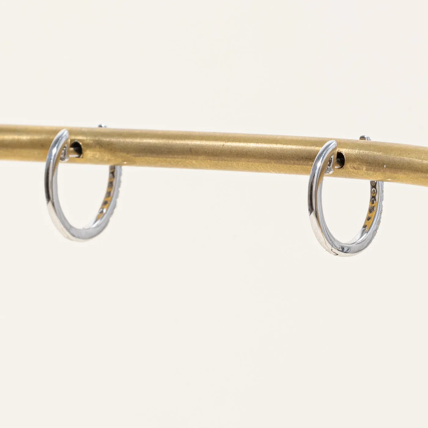 100 Ways Jewelry '100 Ways' Diamond Huggie Earrings | 0.10ctw |