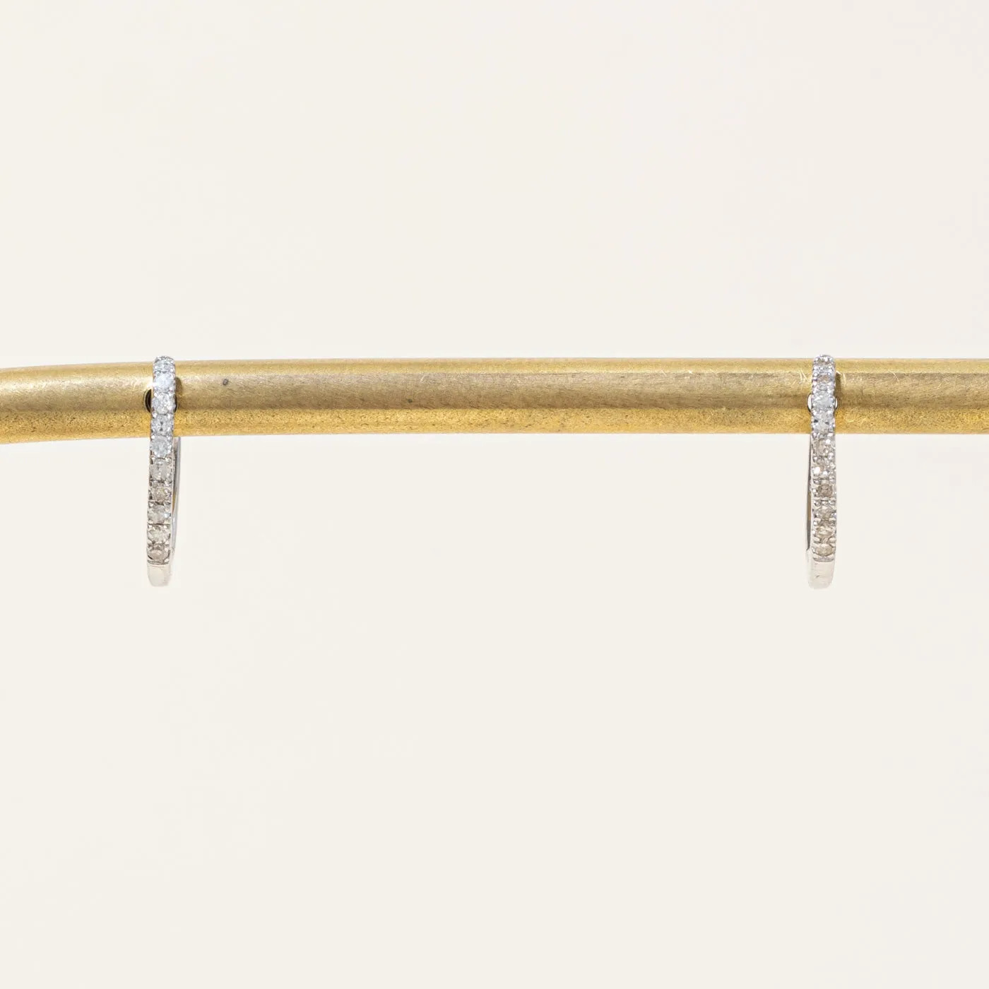 100 Ways Jewelry '100 Ways' Diamond Huggie Earrings | 0.10ctw |