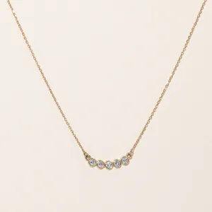100 Ways Jewelry '100 Ways' Diamond Scoop Pendant & Necklace | 0.33ctw | 17.5" |