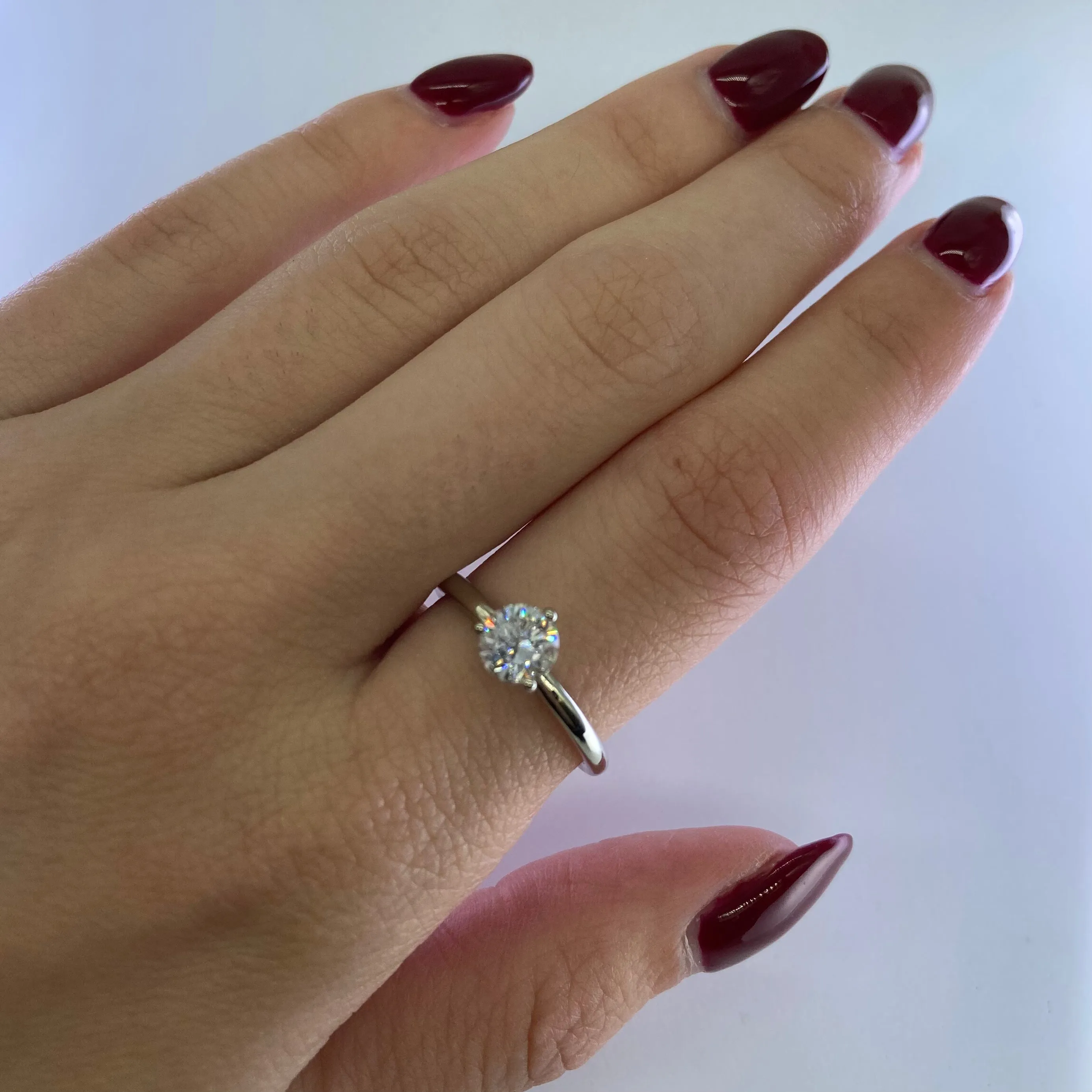 100 Ways Jewelry '100 Ways' Diamond Solitaire | 0.72ct | SZ 5 |