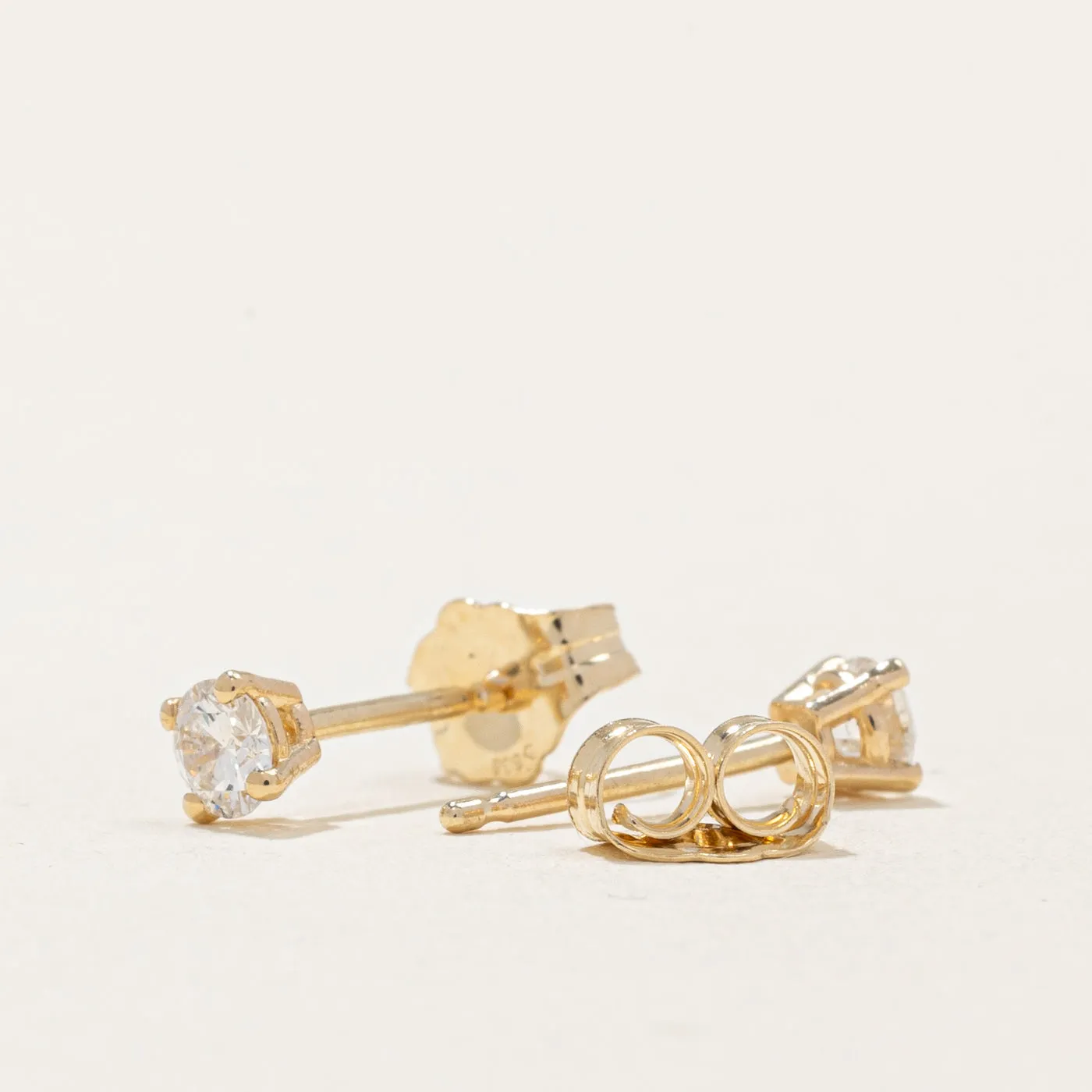 100 Ways Jewelry 100 Ways Diamond Stud Earrings | 0.25ctw D-F SI1/2 |