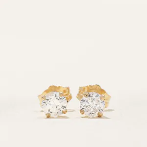 100 Ways Jewelry '100 Ways' Diamond Stud Earrings | 0.58ctw I1/I2 D-F |