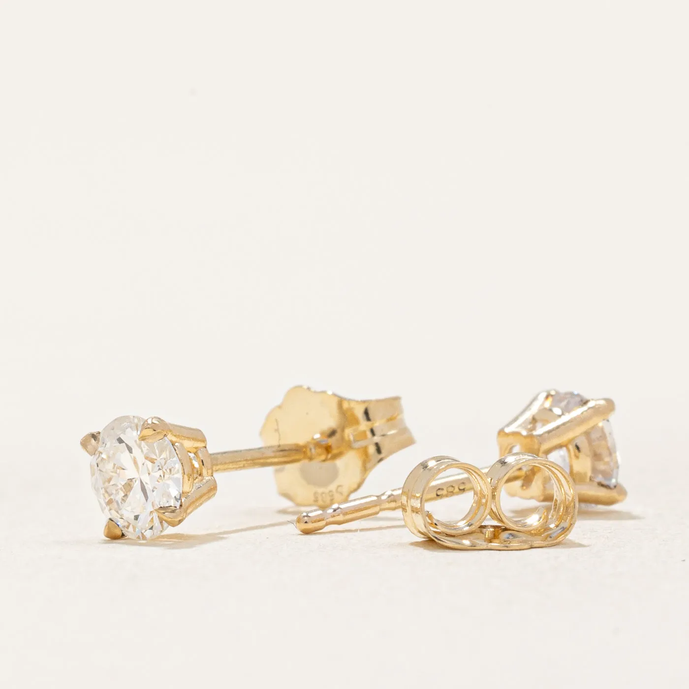 100 Ways Jewelry '100 Ways' Diamond Stud Earrings | 0.58ctw I1/I2 D-F |
