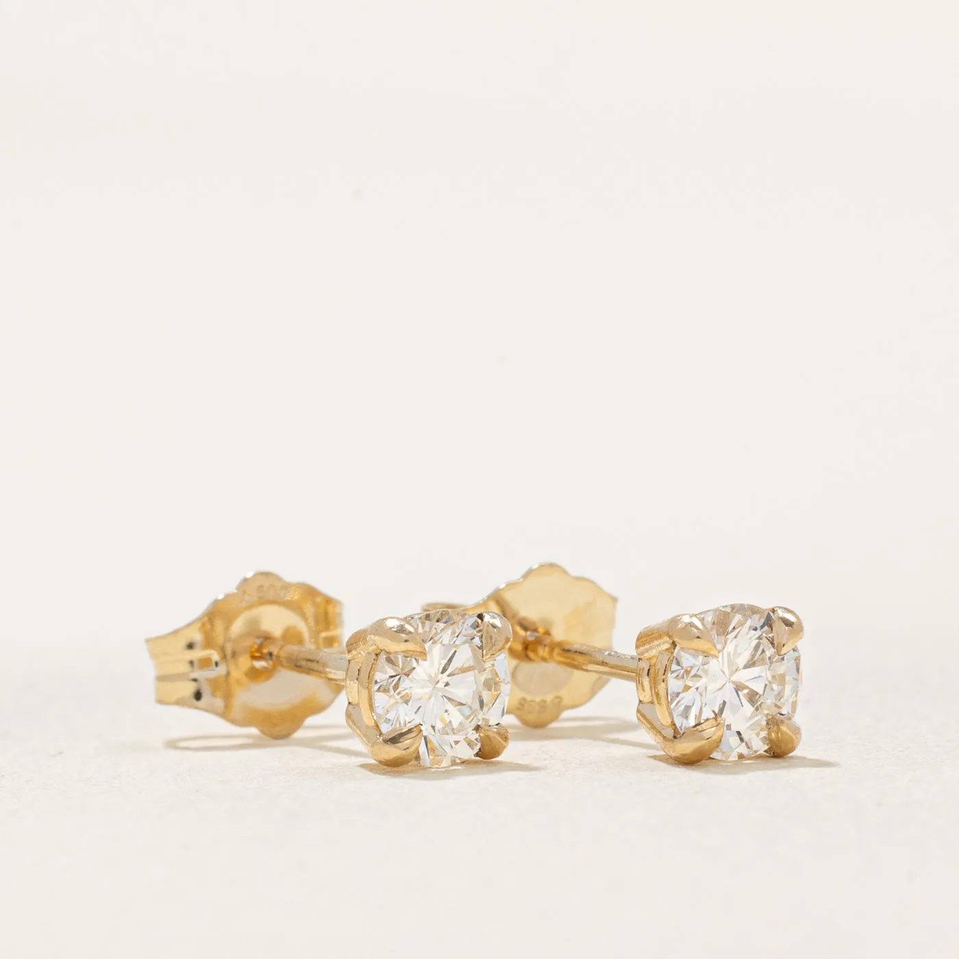 100 Ways Jewelry '100 Ways' Diamond Stud Earrings | 0.58ctw SI1/SI2 J/K |