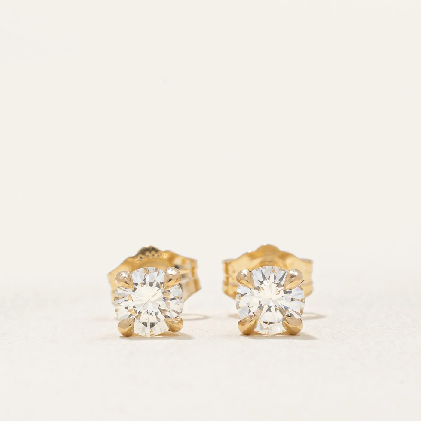 100 Ways Jewelry '100 Ways' Diamond Stud Earrings | 0.58ctw SI1/SI2 J/K |