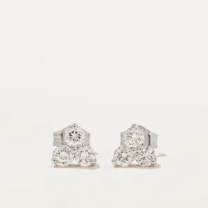 100 Ways Jewelry '100 Ways' Diamond Trio Cluster Earrings | 0.50ctw |