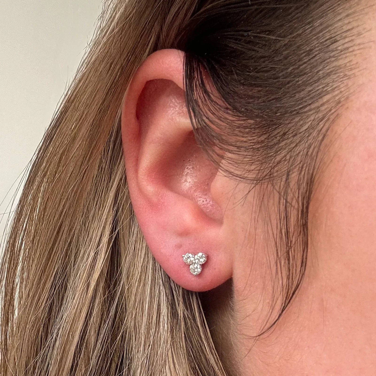 100 Ways Jewelry '100 Ways' Diamond Trio Cluster Earrings | 0.50ctw |