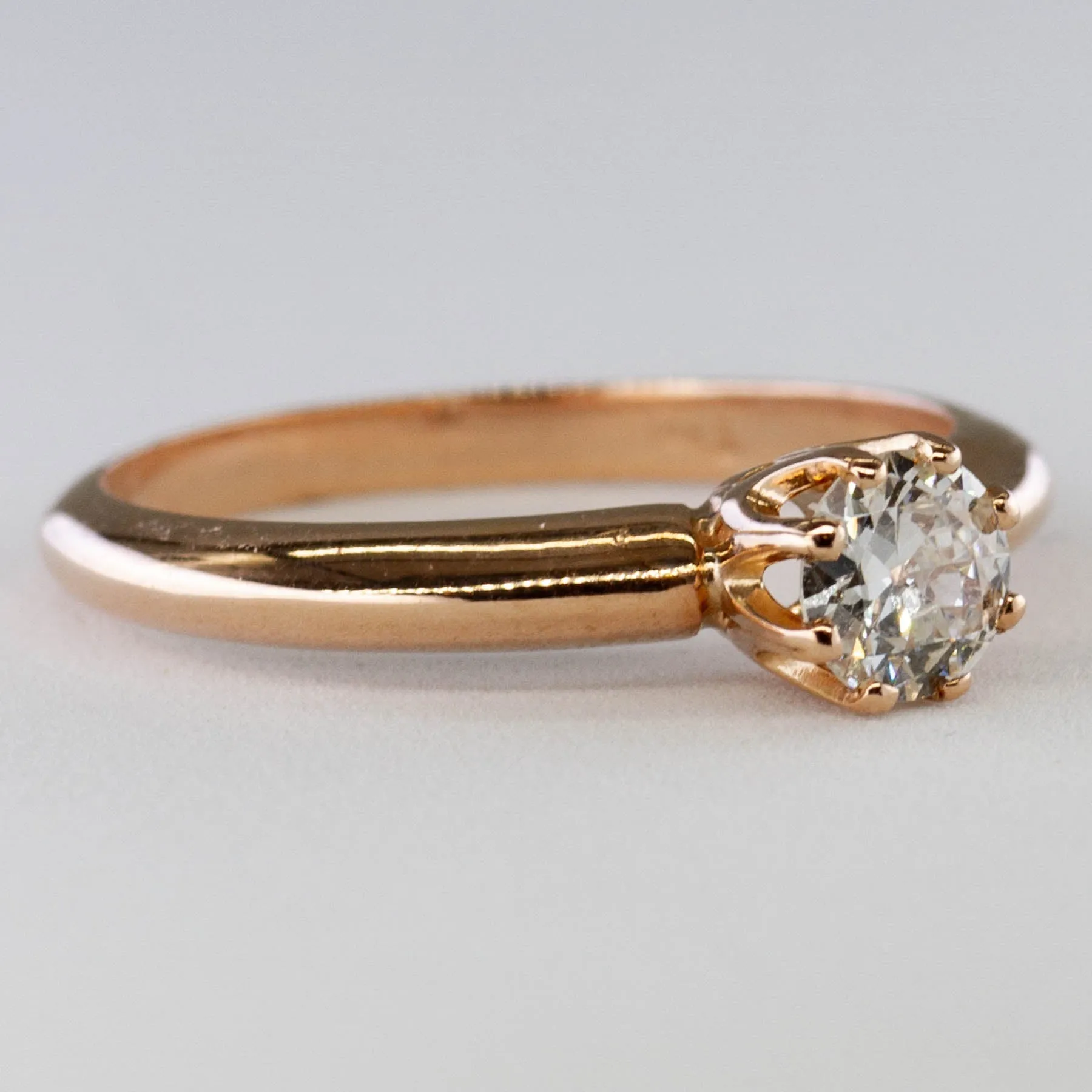 100 Ways Jewelry '100 Ways' Eight Prong Old European Diamond Engagement Ring | 0.35ct | SZ 6.25 |