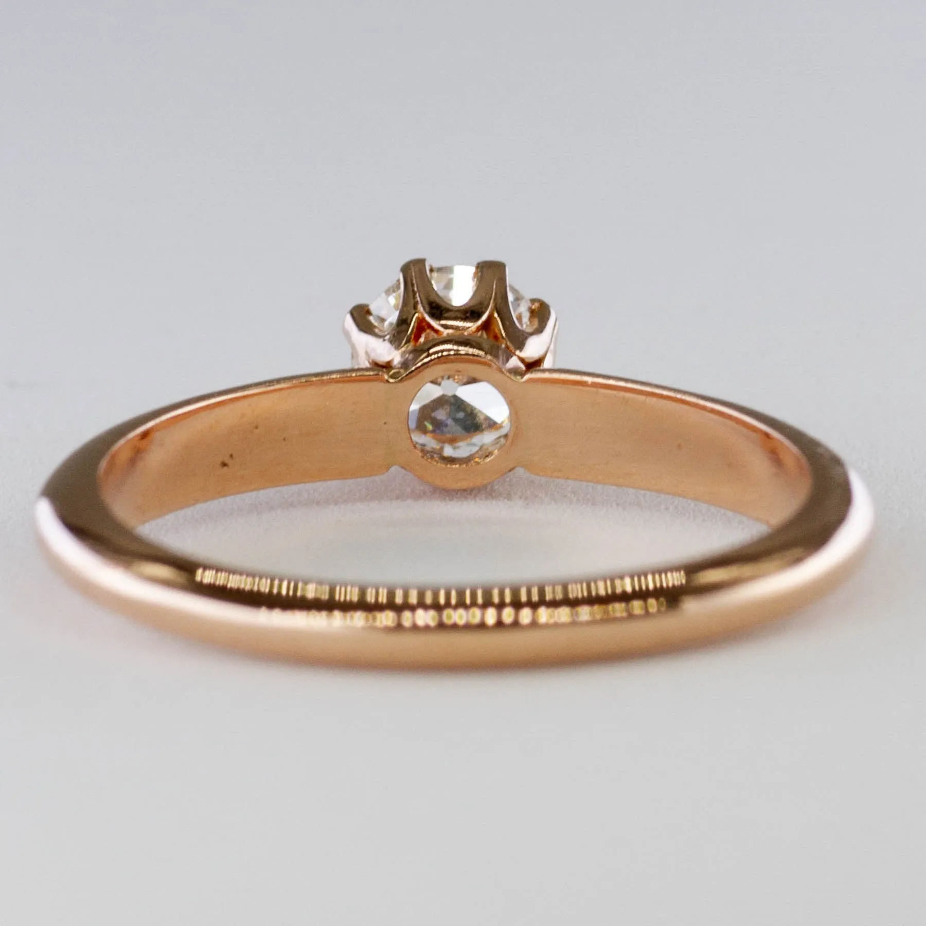100 Ways Jewelry '100 Ways' Eight Prong Old European Diamond Engagement Ring | 0.35ct | SZ 6.25 |