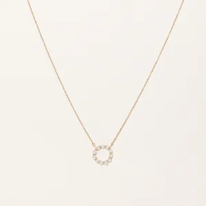 100 Ways Jewelry 100 Ways' Freshwater Pearl Wreath Pendant Necklace | 18" |