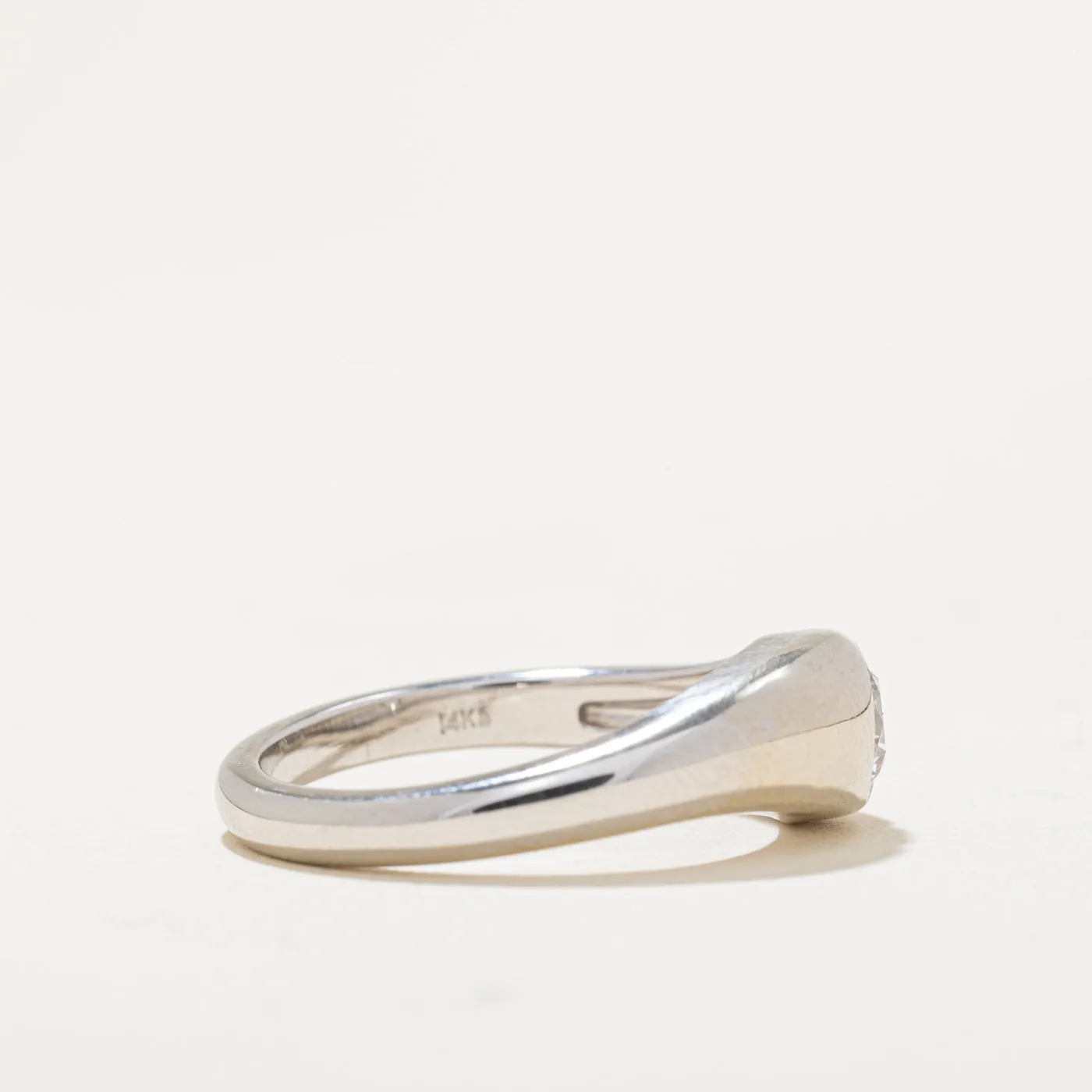 100 Ways Jewelry 100 Ways' GIA Certified Bezel Set Diamond Engagement Ring | SZ 6.5 | Options Available