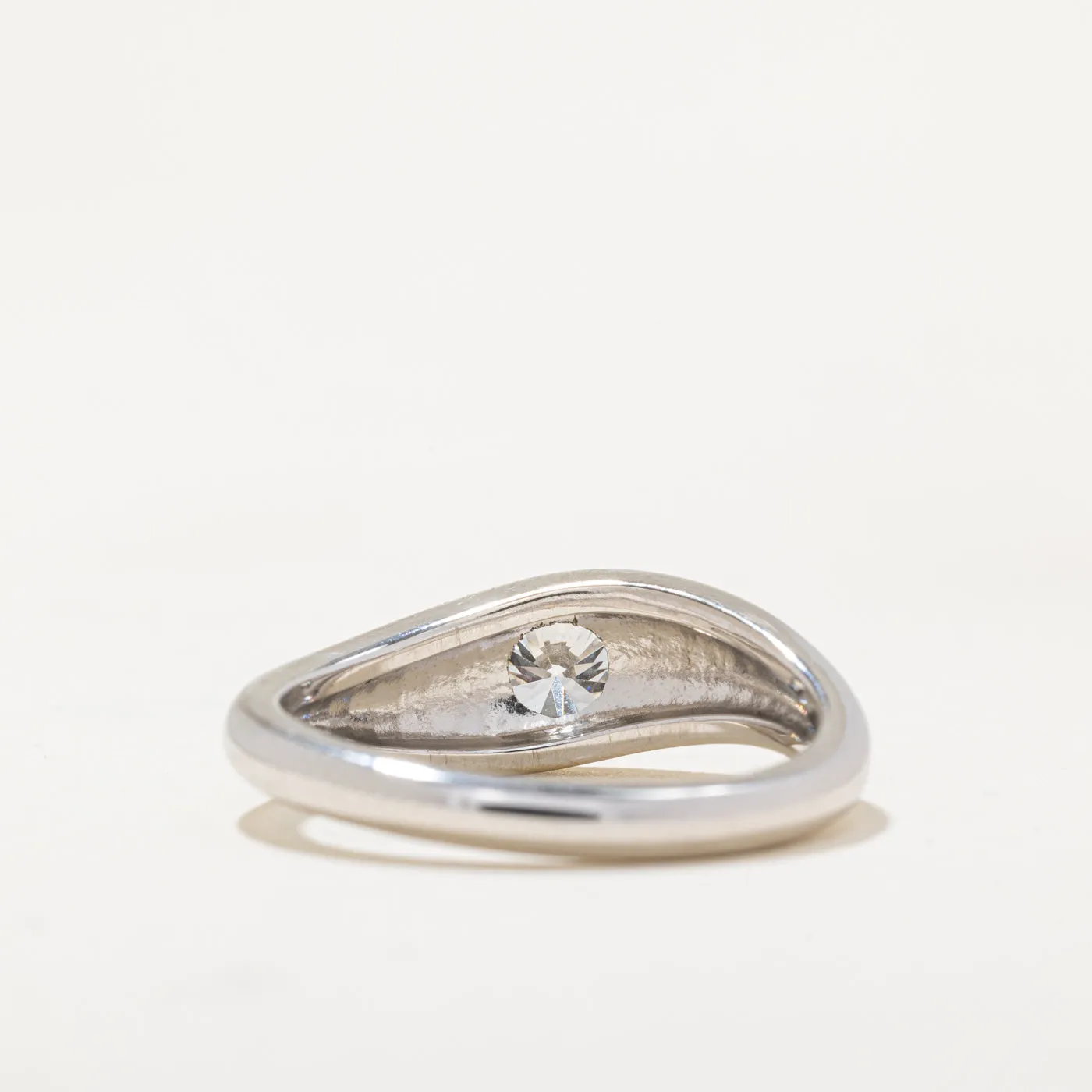 100 Ways Jewelry 100 Ways' GIA Certified Bezel Set Diamond Engagement Ring | SZ 6.5 | Options Available