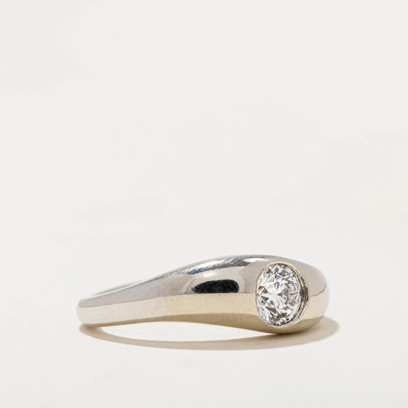 100 Ways Jewelry 100 Ways' GIA Certified Bezel Set Diamond Engagement Ring | SZ 6.5 | Options Available