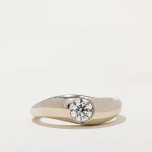 100 Ways Jewelry 100 Ways' GIA Certified Bezel Set Diamond Engagement Ring | SZ 6.5 | Options Available