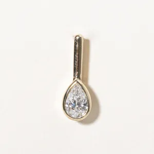 100 Ways Jewelry 100 Ways' GIA Certified Bezel Set Diamond Pendant | 0.46ct VS2 F |