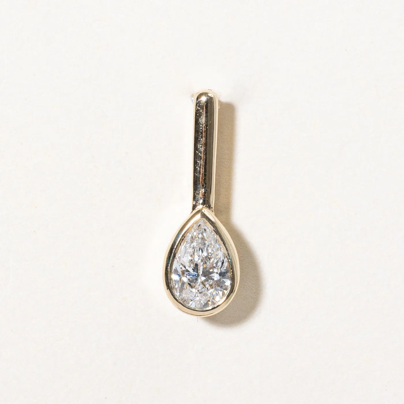 100 Ways Jewelry 100 Ways' GIA Certified Bezel Set Diamond Pendant | 0.46ct VS2 F |