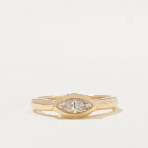100 Ways Jewelry '100 Ways' GIA Certified Bezel Set Marquise Cut Diamond Ring | 0.46ct | SZ 5.25 |
