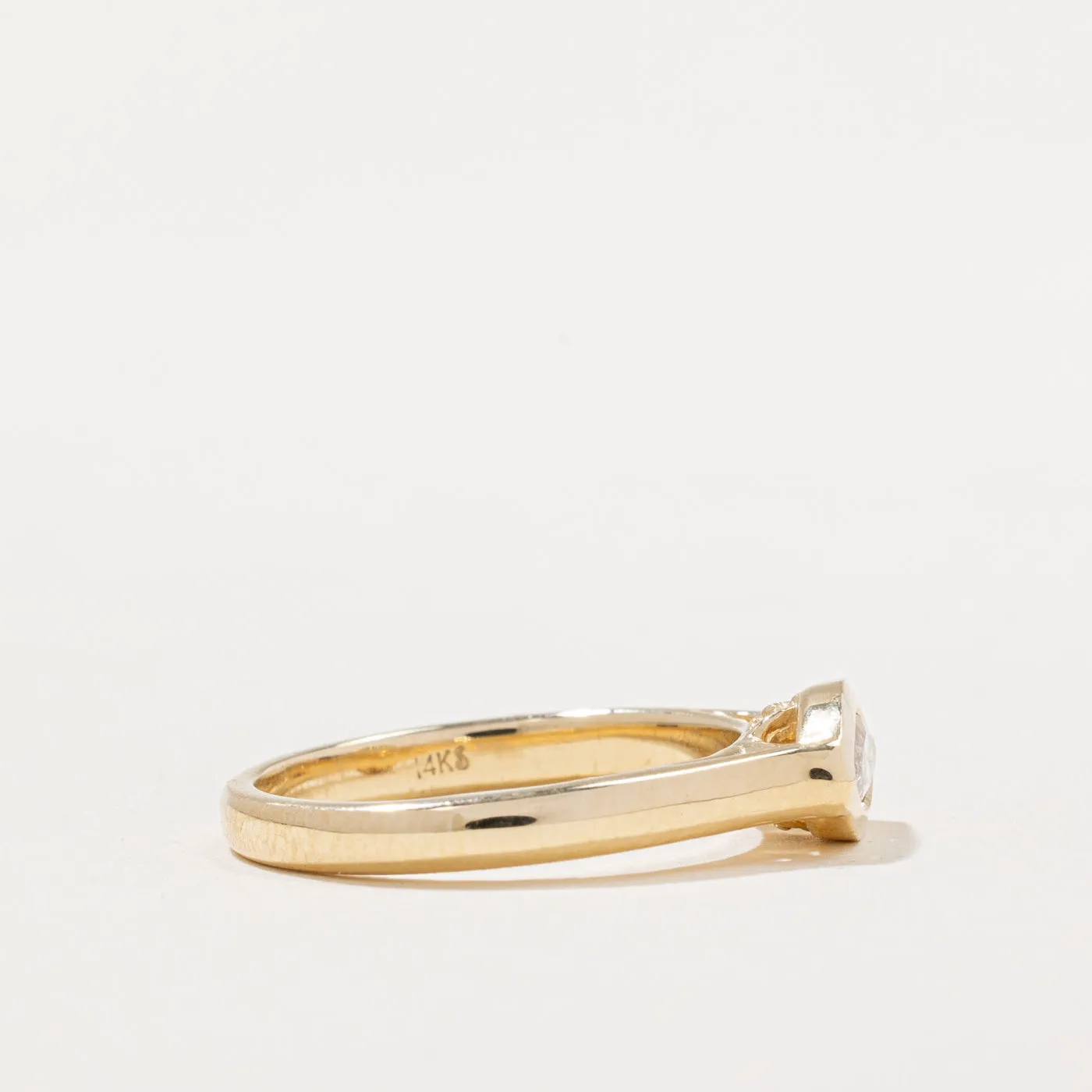100 Ways Jewelry '100 Ways' GIA Certified Bezel Set Marquise Cut Diamond Ring | 0.46ct | SZ 5.25 |
