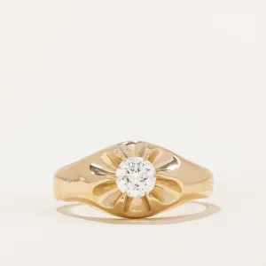 100 Ways Jewelry '100 Ways' GIA Certified Diamond Belcher Set Ring | 0.57ct | SZ 9.5 |